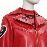 Descendants 5 Red Cosplay Costume Princess Red Leather Halloween Outfit Becostume