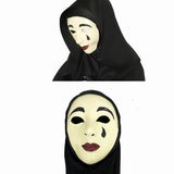 A Haunting in Venice Cotton Cloak Horror Ghost Mask Halloween Cosplay Suit BEcostume