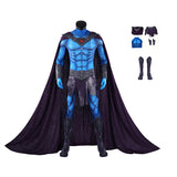 Masters of the Universe Skeletor Cosplay Costume Blue Jumpsuit Halloween Outfit Becostume