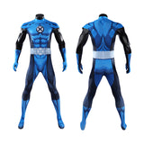 Men Wolverine Cosplay Costume Avengers: Doomsday Blue Halloween Jumpsuit Becostume