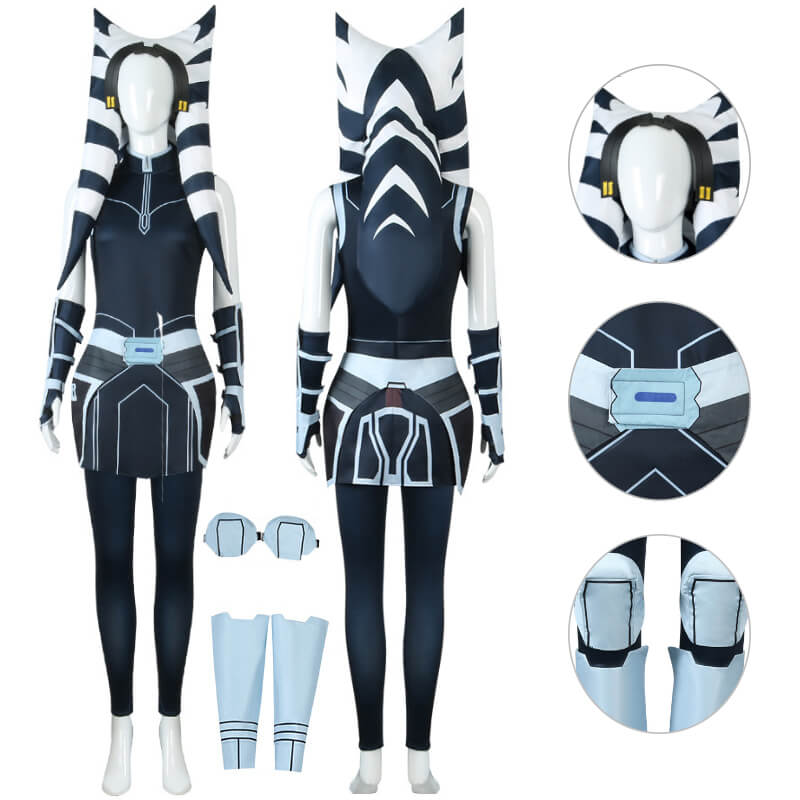 Ahsoka Tano Costume Adults Ahsoka Cosplay Outfit Kids Halloween Carvin