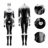 Adult Fortnite Black Cat Costume Women Who Cosplay Halloween Costumes Suit Becostume