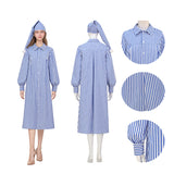 Blue Striped Christmas Costume Christmas Carol Who Costume Suit Adult BEcostume