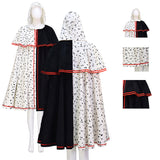 Spotted Cloak Beige Cosplay Costumes Halloween Party Costumes Outfits