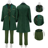 Wicked Wizard Cosplay Men's Green Cosplay Costume Who Cosplay Suit BEcostume