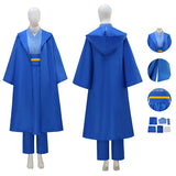 Star Wars Andor Season1 Leida Mothma Cosplay Costume Blue Halloween Suit Becostume