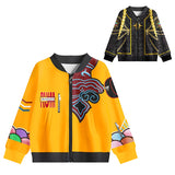 Kpop Demon Hunters Rumi Coat Cosplay Costume Yellow Black Golden Outfit Becostume