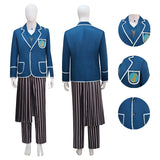 Wicked Wizard Cosplay Men's Blue Suit Cosplay Costume Who Cosplay Suit BEcostume