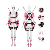 Gwenpool Cosplay Costume Gwen Stacy Halloween Outfit Women Halloween Suit Becostume