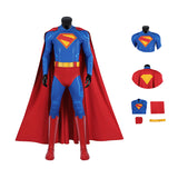 Superman Legacy Clark Kent Halloween Cosplay Costume Jumpsuit With Cape Shoes Becostume