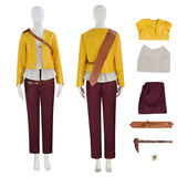 The Witcher Season 4 Ciri Cosplay Costume Yellow Halloween Outfit Becostume