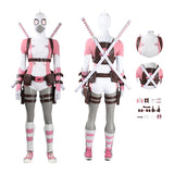 Gwenpool Cosplay Costume Gwen Stacy Halloween Outfit Women Halloween Suit Becostume