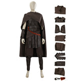 Odyssey Cosplay Costume Warrior Vintage Leather Armor Cloak Costume for Men Becostume