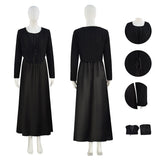 The Witcher S4 Yennefer of Vengerberg Cosplay Costume Black Halloween Outfit BEcostume