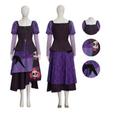 Steps Lilith Cosplay Costume Stepsister Purple Halloween Outfit Becostume