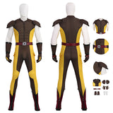 Deadpool 3 Wolverine Brown Suit X-men Classic Wolverine Cosplay Costume Halloween Suit Becostume