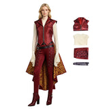 Descendants 5 Dark Wonderland Red Queen Cosplay Costume Red Princess Halloween Outfit Becostume