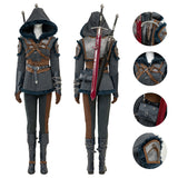 The Witcher 4 Ciri Hunt Cirilla Cosplay Costume Halloween Outfit Becostume