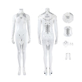 Stellar Blade Blood Rain Eve Cosplay Costume White Halloween Jumpsuit Becostume