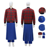 15th Doctor Ncuti Gatwa 2025 New Season Cosplay Costume Doctor Who Red Plaid Set