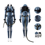 Absolute Catwoman Selina Kyle Cosplay Costume Selinda Cosplay Blue Halloween Outfit Becostume