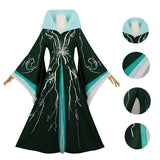 Wicked For Good Madame Morrible Cosplay Costume Green Dress Halloween Suit Becostume