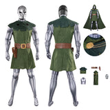 Doctor Doom Cosplay Costume Classic Dr. Doom Comic Halloween Suit Becostume