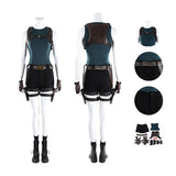 Tomb Raider Lara Croft Cosplay Costume Women's Halloween Outfit Becostume