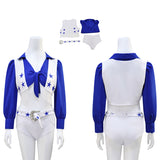 Star Cowboy Cheerleader Costume Women High School Cheerleading Uniform Becostume