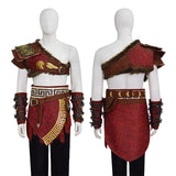 Becostume Martial Deity Kratos Cosplay Costume Spartan Warrior Leather Battle Outfit