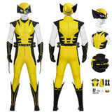 PS5 Marvel Rivals Wolverine James Logan Howlett Cosplay Costume Halloween Suit Becostume