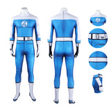 The Fantastic Four First Steps Human Torch Cosplay Costume Jumpsuit Becostume