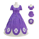 Sofia Cosplay Sofia the First Sofia Costume Purple Princess Dress Becostume