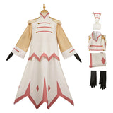 Hazbin Hotel Abel White Cosplay Costume Adult Halloween Suit Becostume