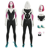 Spiderman Gwen Stacy Cosplay Costumes Across The Spider-Verse Suit Becostume