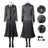 Wednesday The Addams Family Wednesday Addams Nevermore Academy Uniform Becostume