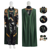 Marvel Loki Season 1 Loki Cosplay Costume Loki 2021 Costume Battle Full Outfit Becostume
