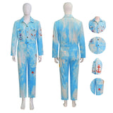 Descendants: The Rise of Red Teen Hook Cosplay Costume Blue Halloween Jumpsuit Becostume