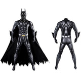 Batman Forever Bruce Thomas Wayne Batman Cosplay Costume Black Halloween Suit BEcostume