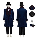 Ebenezer Scrooge Cosplay Costume A Christmas Carol Victorian Christmas Suit Becostume