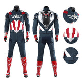 Captain America Costume Brave New World Sam Wilson Cosplay Costume Halloween Becostume