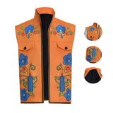 Descendants Wicked Wonderland Luis Madrigal Cosplay Costume Orange Vest Becostume