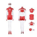 Spider-Man Mary Jane Watson Earth-18119 Crimson She-Devil Cosplay Costume Halloween Jumpsuit