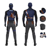Daredevil Born Again2 Bullseye Cosplay Costume Halloween Outfit Becostume