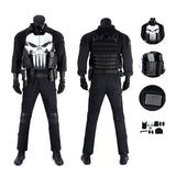 The Punisher Cosplay Costume One Last Kill Punisher Halloween Suit Becostume
