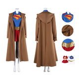 2026 Superhero Legacy Girl of Steel Supergirl Cosplay Costume Kara Zor-El Outfit Becostume