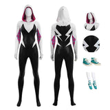 Spiderman Gwen Stacy Cosplay Costumes Across The Spider-Verse Suit Becostume
