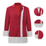 Christmas Vacation Santa Claus Cosplay Costume Christmas Red Coat Costume Becostume
