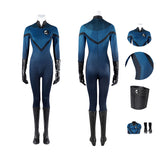 Fantastic Four 2005 Invisible Woman Cosplay Costume Susan Storm Halloween Outfit Becostume