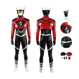 Absolute Flash Wally West Cosplay Costume Red Flash Halloween Party Suit Becostume